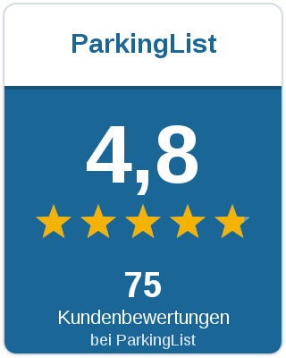 4,8 Sterne aus 96 Kundenbewertungen bei ParkingList