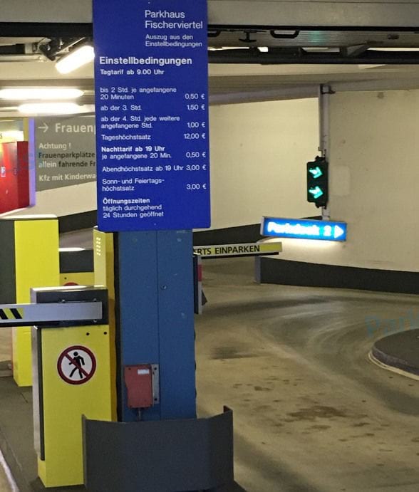 Parkhaus Fischerviertel Ulm Parken in Ulm