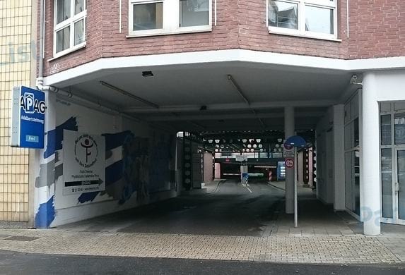 Außenansicht - Parkhaus Adalbertsteinweg Aachen 