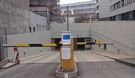 Zufahrt - Parkhaus Agentur fuer Arbeit Stuttgart 