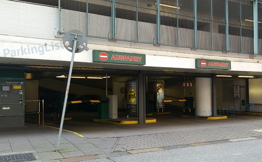 Parkhaus Galeria Kaufhof Monckebergstrasse Hamburg