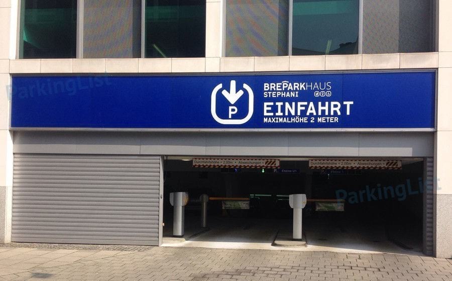 Außenansicht-2-Parkhaus Stephani Bremen 