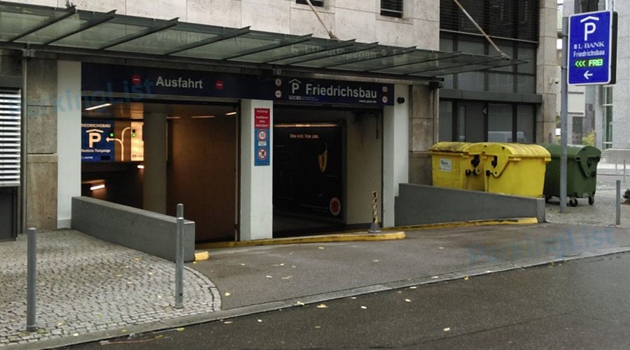 Außenansicht 2 - Parkhaus Friedrichsbau Stuttgart 