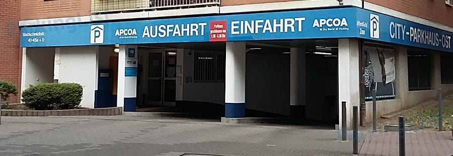 Parkhaus Konrad Adenauer Straße Frankfurt