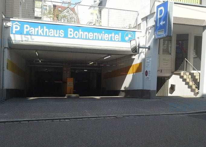 Zufahrt - Parkhaus Bohnenviertel Stuttgart 