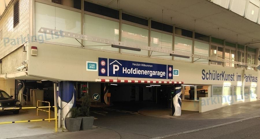 Außenansicht - Parkhaus Hofdienergarage Stuttgart 