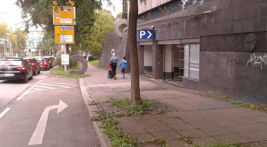 Außenansicht 2 - Parkhaus Schlossstrasse Stuttgart 