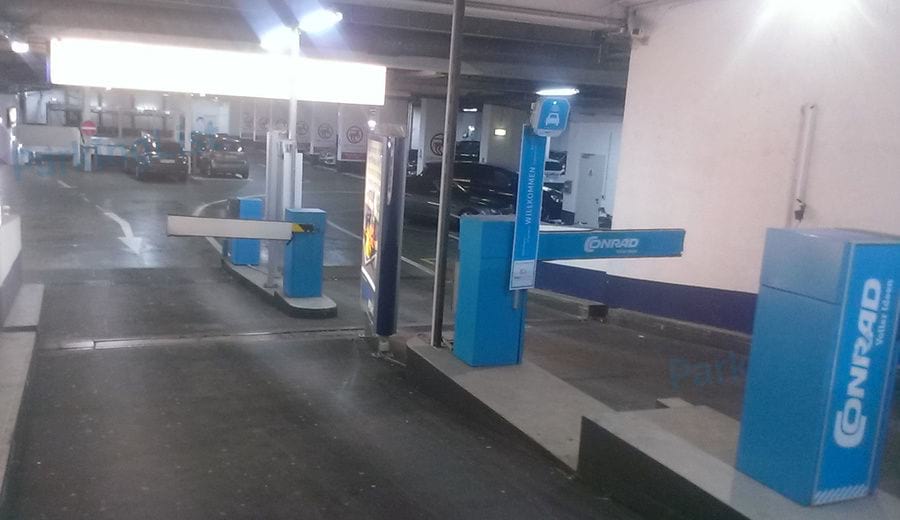 Zufahrt - Parkhaus Stephangarage Stuttgart 