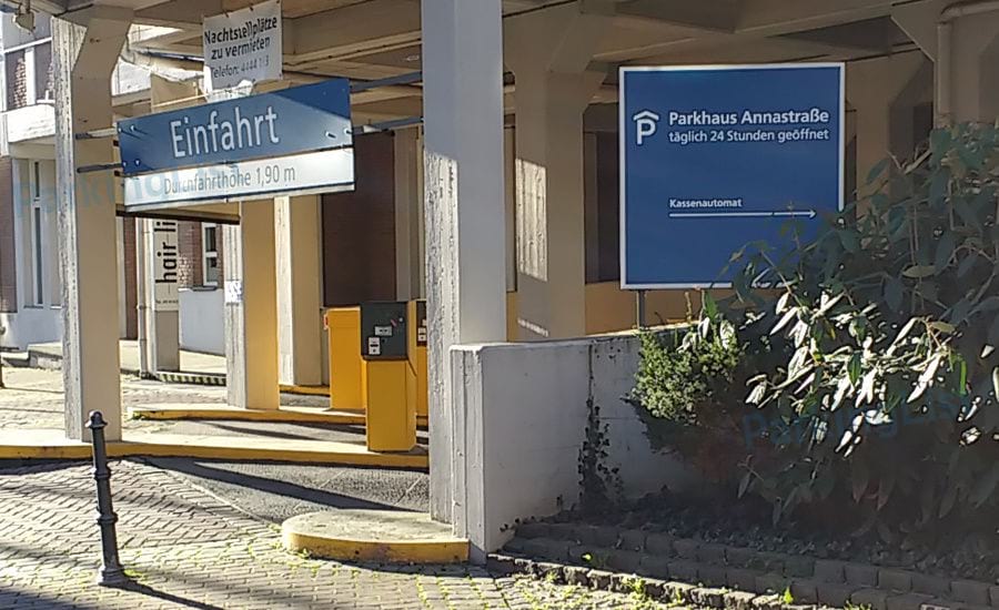 Außenansicht 1 - Parkhaus Annastrasse Aachen 