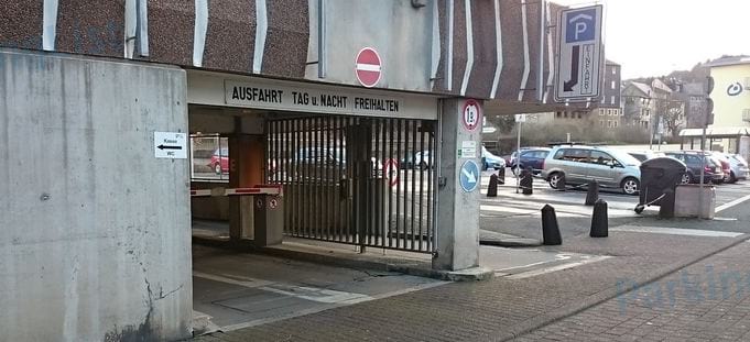 Ausfahrt - Parkhaus Austrasse Idar Oberstein 