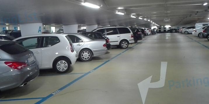 Innenansicht 1 - Parkhaus Post Galerie Karlsruhe 