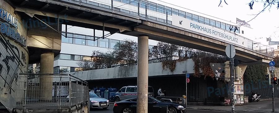 Außenansicht - Parkhaus Rotebuehlplatz Stuttgart 