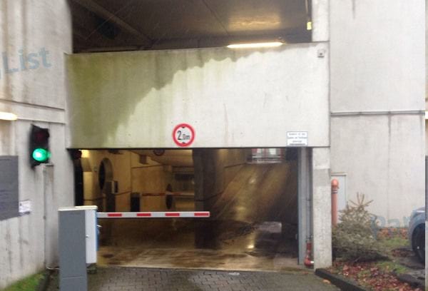 Zufahrt - Parkhaus Ruhrorter Strasse Duisburg 