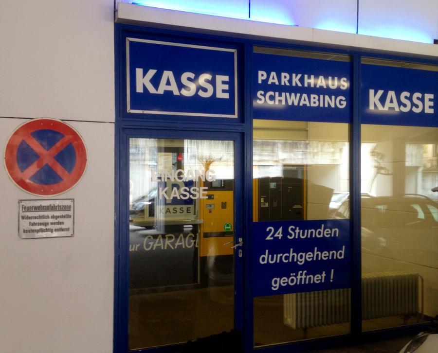 Kassenautomaten - Parkhaus Schwabing Muenchen 