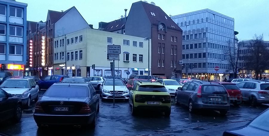 Ansicht 2 - Parkplatz Am Marstall P1 Hannover 