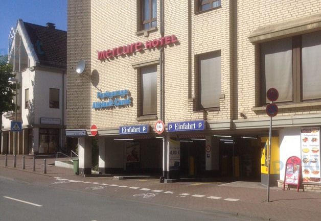 Außenansicht -Tiefgarage Altstadt Carree Bielefeld 