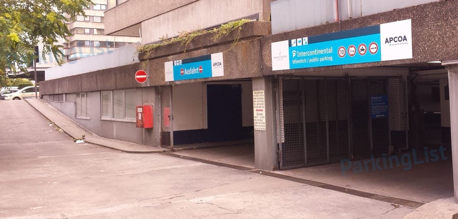 Außenansicht-2-Parkhaus Hotel Intercontinental Frankfurt 