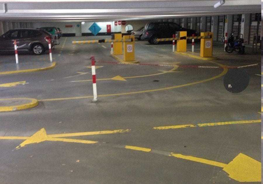 Innenansicht - Parkhaus Stadthalle Bielefeld 