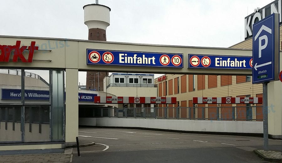 Parkhaus Arcaden Köln Parken in Köln