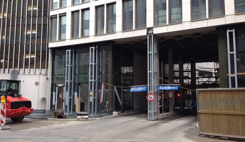 Zufahrt - City-Parkhaus-Frankfurt