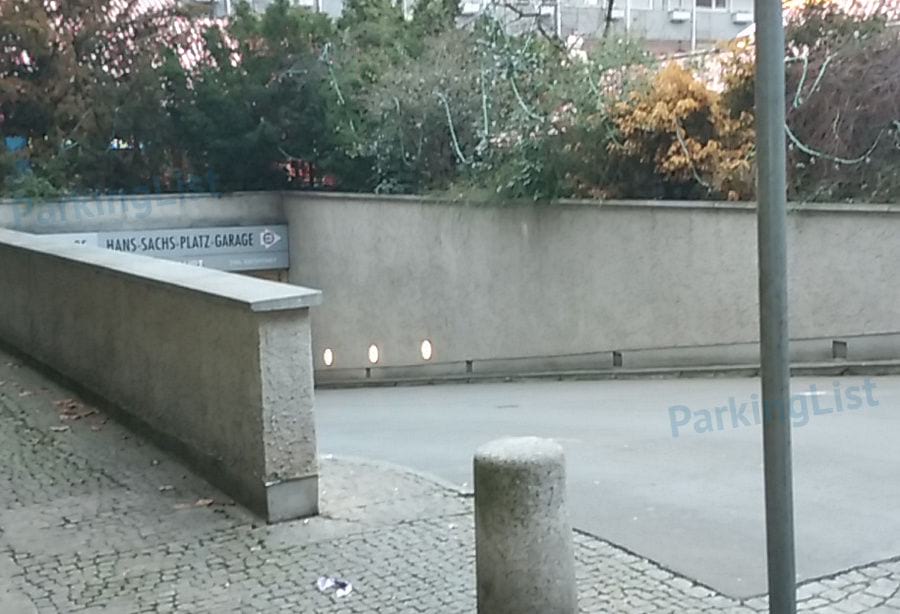 Außenansicht - Parkhaus Hans Sachs Platz Nuernberg 