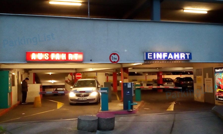 Zufahrt - Parkhaus Hohe Strasse Koeln 