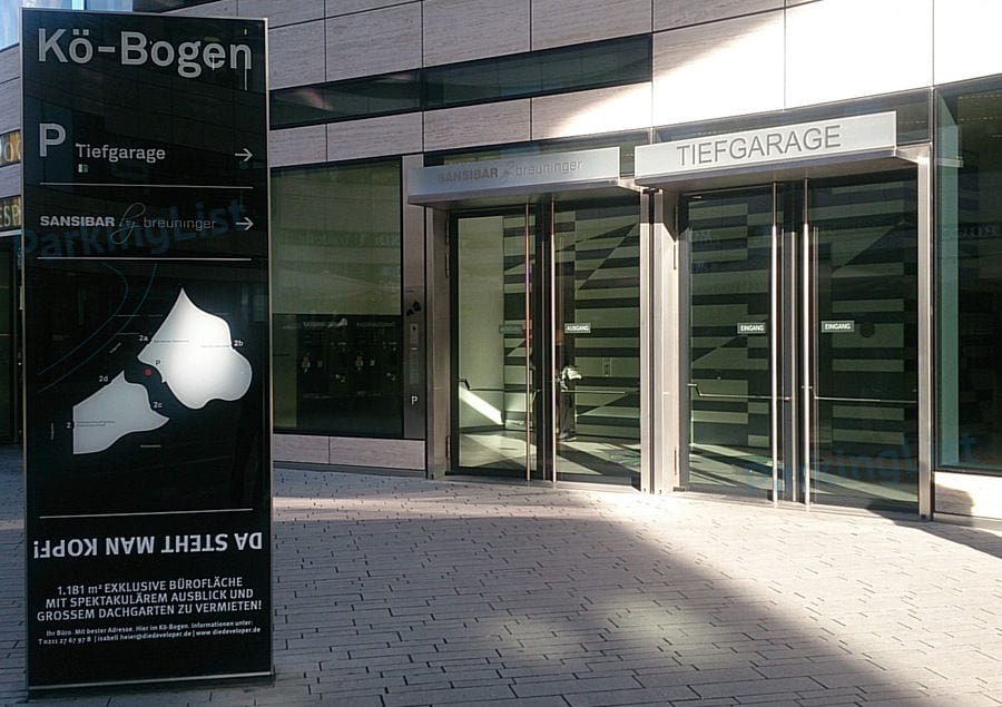 Außenansicht - Parkhaus-Koe-Bogen-Duesseldorf