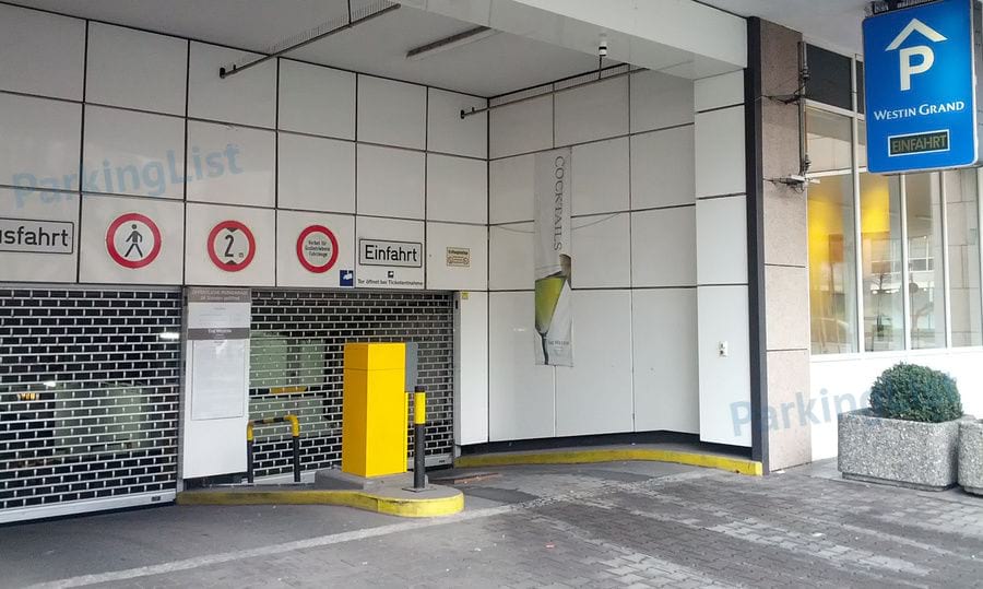 Zufahrt - Parkhaus The Westin Grand Frankfurt Frankfurt am Main 