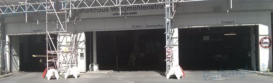 Außenansicht 1 - Parkhaus Windmuehlenstr Hannover