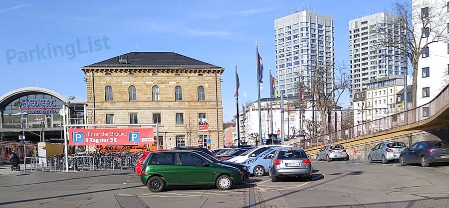 Ansicht 2 - Parkplatz Hauptbahnhof Alicenstr Mainz 