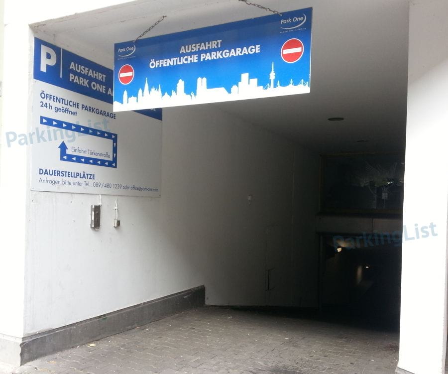 Außenansicht-1-Parkplatz Amalienpassage Muenchen 