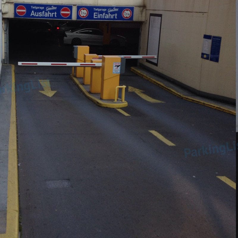 Zufahrtsansicht 3 - Parkhaus City Passage Bielefeld 