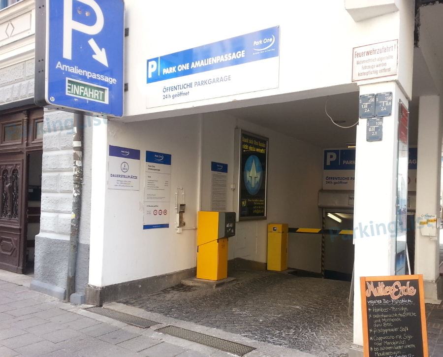 Parken Amalienpassage München Parken in München