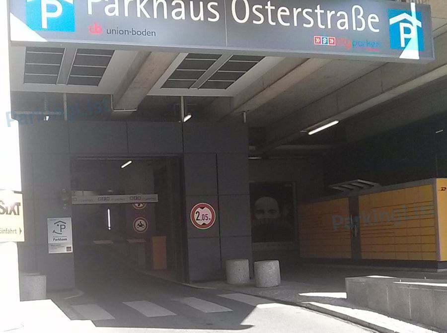 Außenanischt 1 - Parkhaus Osterstr Hannover 