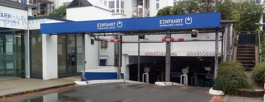 Einfahrt - Parkhaus Ostertor Kulturmeile Bremen 