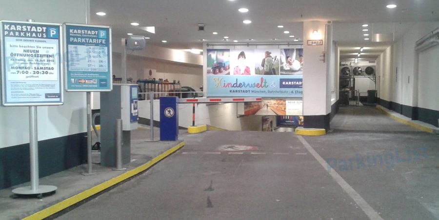 Innenansicht-3-Parkhaus Karstadt Bahnhofplatz München 