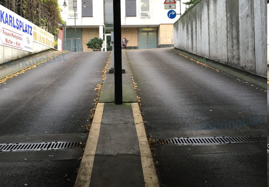 Ausfahrt - Parkhaus Karlsplatz Wuppertal 