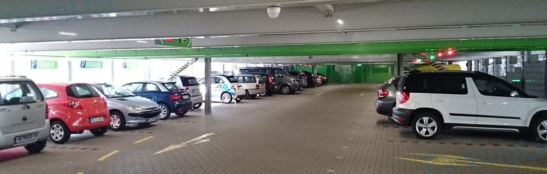 Innenansicht  - Parkhaus Hofaue City Wuppertal 