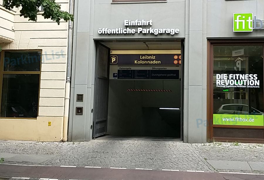 Außenansicht-1-Tiefgarage Leibniz Kolonnaden Berlin 