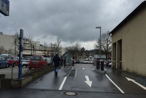 Zufahrt - Parkdeck Rems Schwaebisch Gmuend 