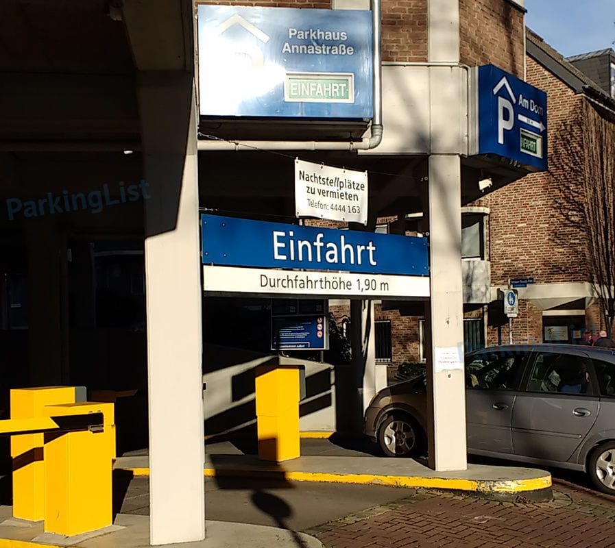 Parkhaus Annastraße - Aachen - Parken in Aachen