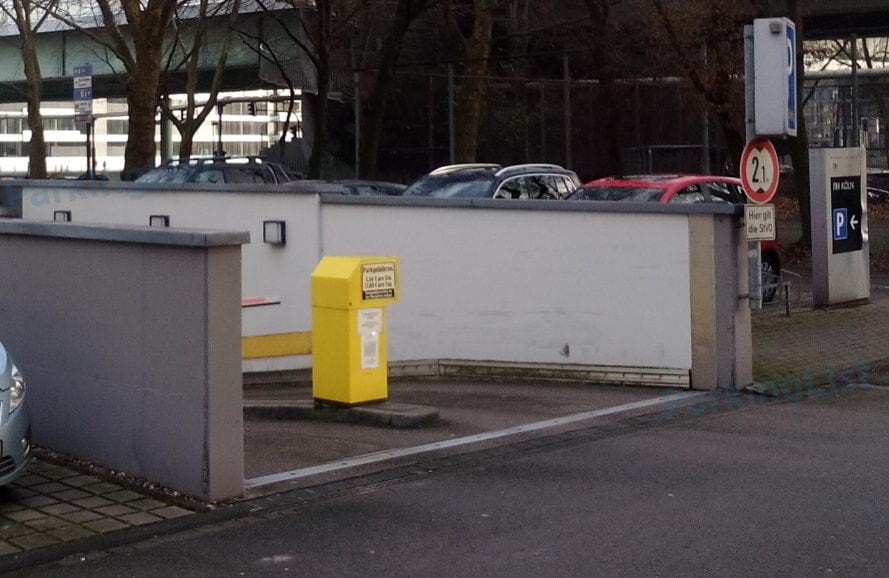 Zufahrt - Parkhaus Hotel NH Koeln City Koeln 