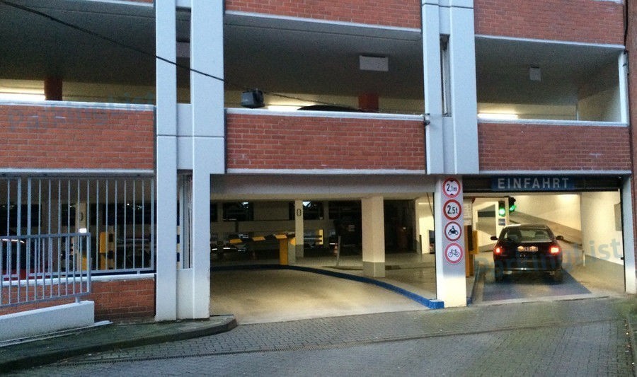 Zufahrt - Parkhaus Stepgesstraße Mönchengladbach 