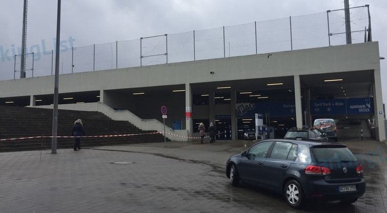 Außenansicht - Parkhaus Tivoli Aachen 