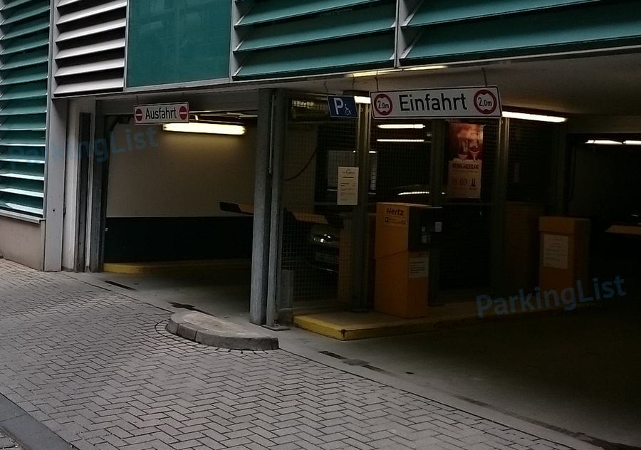 Parkhaus Hauptbahnhof Altstadt Nord P7- Köln