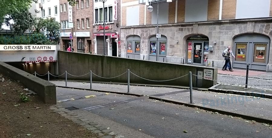 Außenansicht-3-Tiefgarage Gross Sankt Martin Koeln 