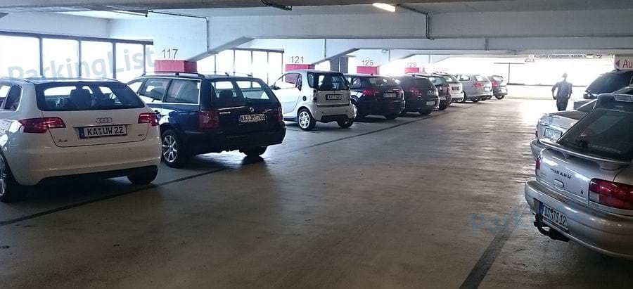 Innenansicht 3 - Parkhaus Passagehof Karlsruhe 