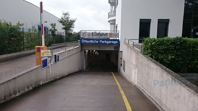 Zufahrt - Parkhaus Erzbergerstrasse Karlsruhe 