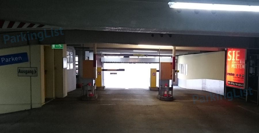 Innenansicht 2 - Parkhaus Marktplatz Karlsruhe 