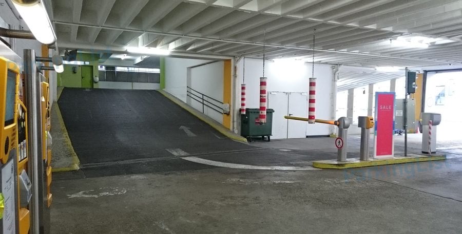 Auffahrt - Parkhaus Zirkel Karlsruhe 